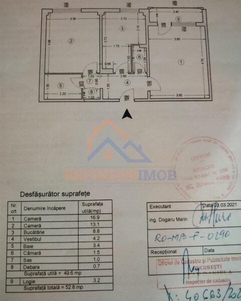 Drumul Taberei, Parc Moghioros, vanzare apartament 2 camere.